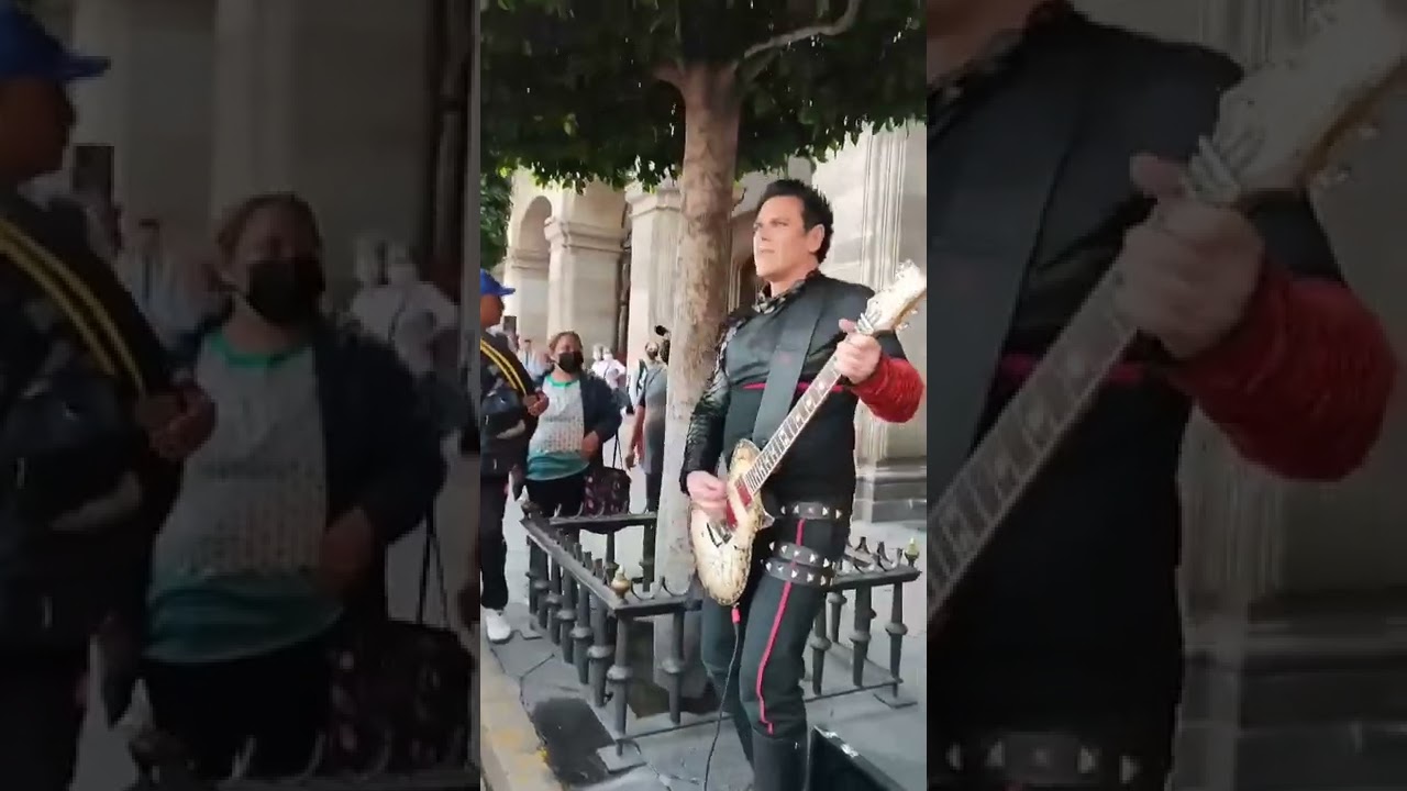 Z&oacute;calo CDMX. Richard Zven Kruspe 🤩 Guitarrista de Rammstein .🤘
