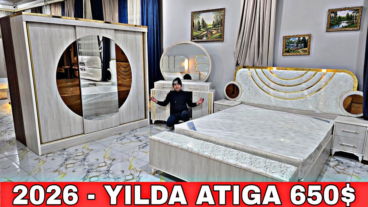 YOTOQXONA MEBELLAR ATIGI 650$ ZAVOTDAN 2026 YIL