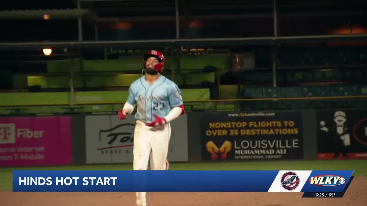 Louisville Bats' Rece Hinds off to a start in 2026