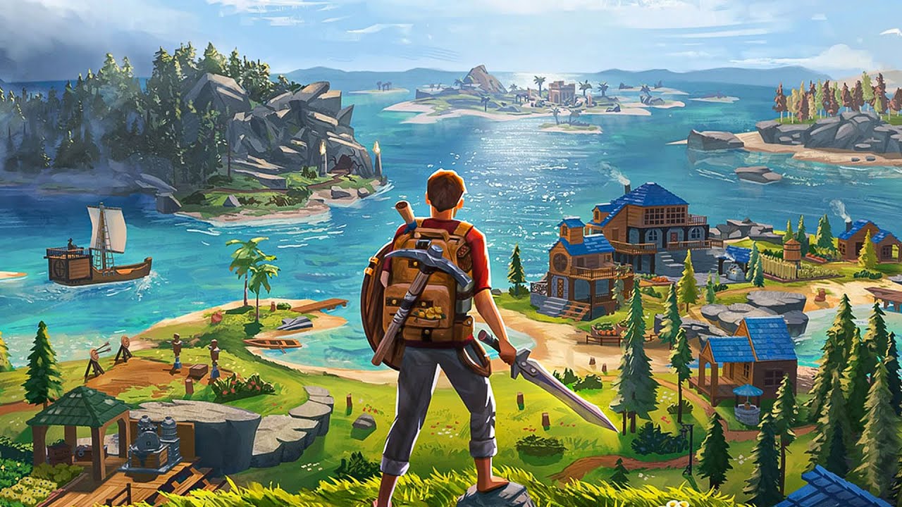 Explorer des Îles et des Donjons dans ce SURVIVAL en MONDE OUVERT - Len's Island