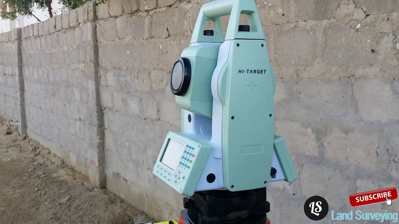 How to Start Topographical Survey or As built Survey With HI TARGET Total Station On Site