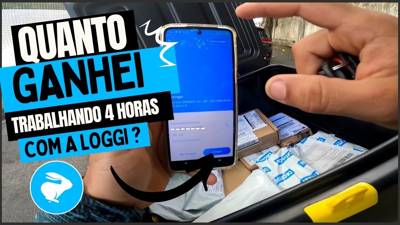 QUANTO GANHEI TRABALHANDO 4 HORAS COMO ENTREGADOR LOGGI EM RECIFE ?  #motovlog   #loggi #entregador