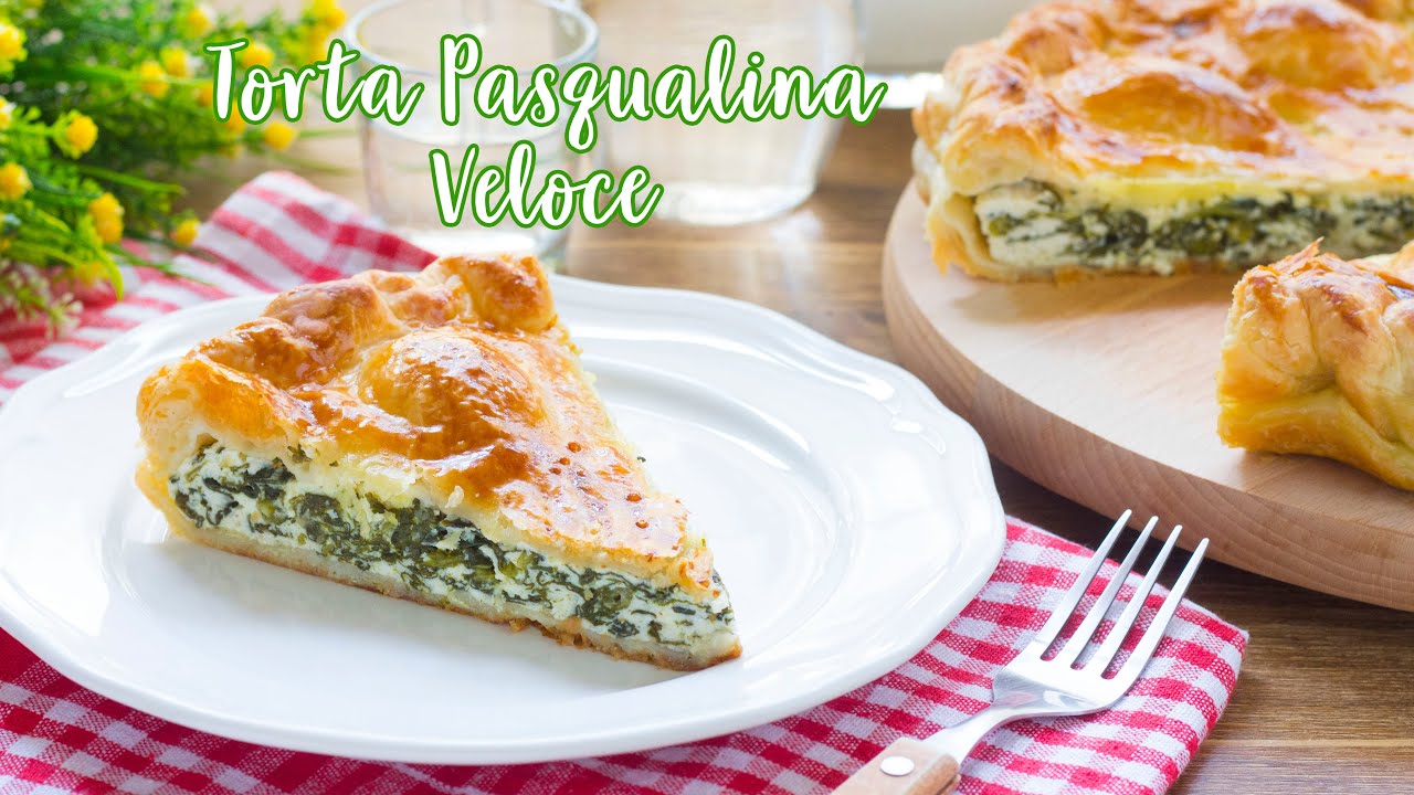 Torta Pasqualina Veloce con Pasta Sfoglia - Ricetta Torta Salata Ricotta e Spinaci - 55winston55