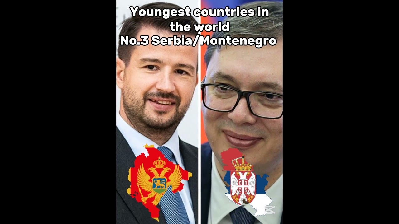 Youngest countries in the world