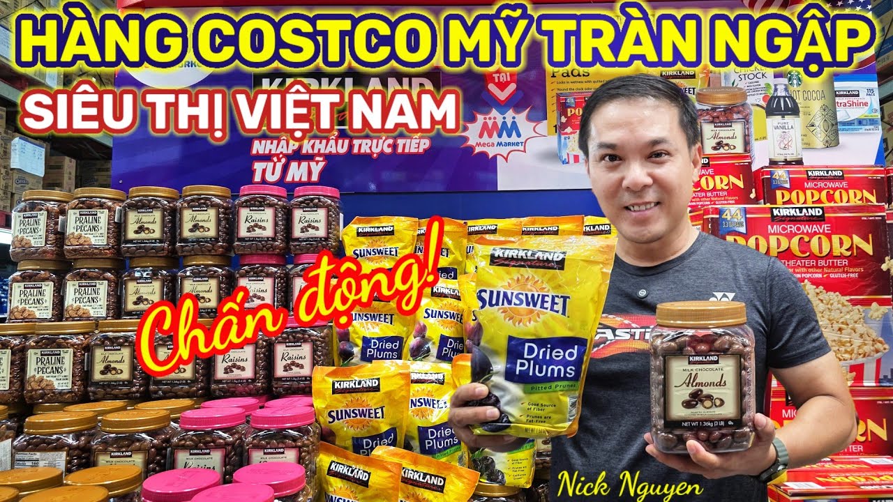 Ngỡ ng&agrave;ng h&agrave;ng COSTCO MỸ ngập tr&agrave;n SI&Ecirc;U THỊ VIỆT NAM || MM MEGA MARKET AN PH&Uacute; || Nick Nguyen