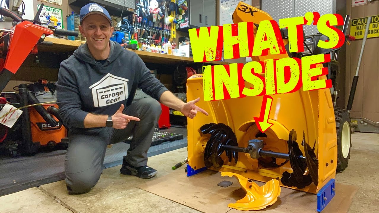 HOW TO LUBRICATE A CUB CADET 3X SNOWBLOWER AUGER GEARBOX FOR BEGINNERS