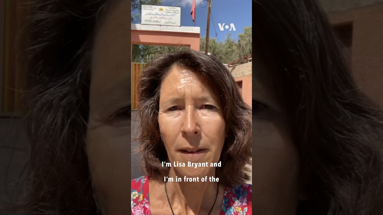 Lisa Bryant Reports for VOA from Morocco School | VOANews