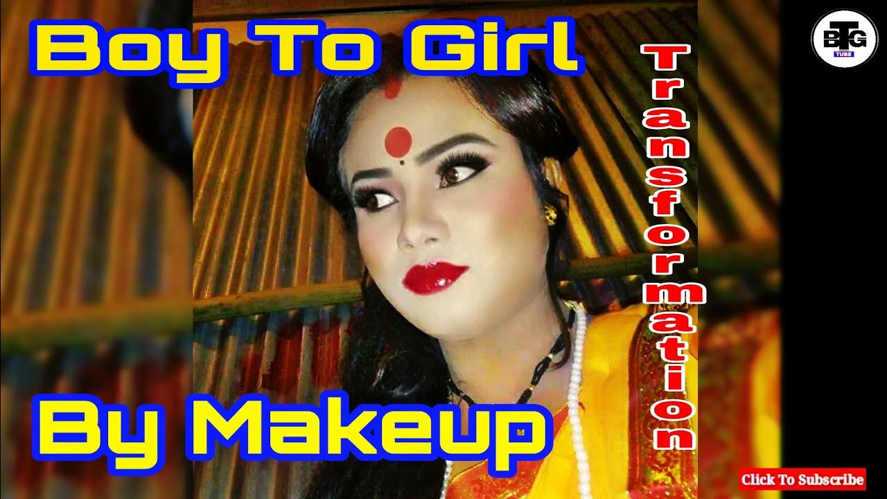 Boy To Girl Transformation By Makeup 2018