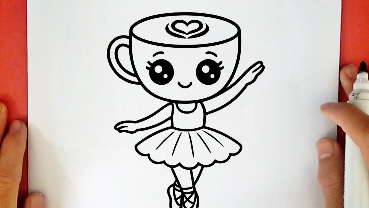 CÓMO DIBUJAR A BAILARINA CAPUCHINA KAWAII