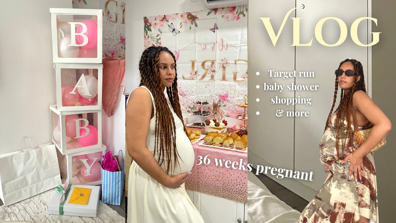 WEEKLY VLOG 💫 I threw myself a baby shower, Target run & baby shopping + more