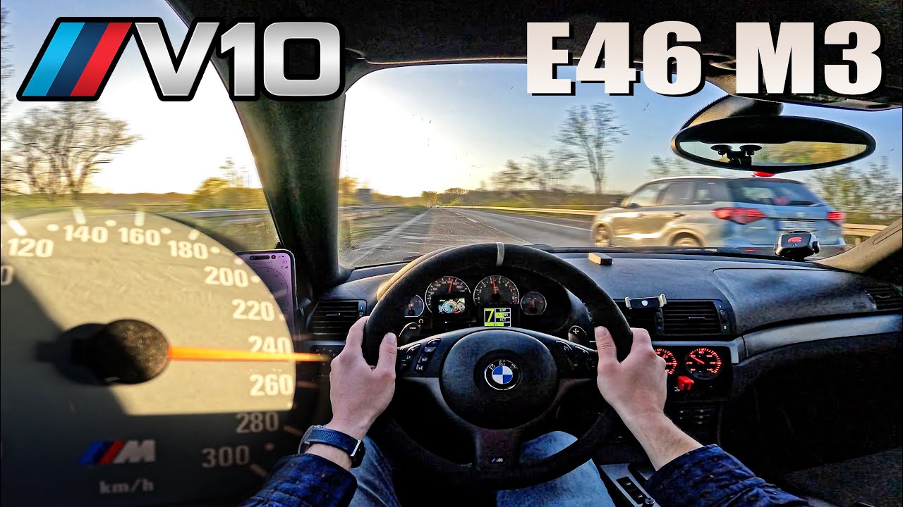 S85 V10 POWERED E46 M3 is a PETROLHEAD&rsquo;s DREAM on GERMAN AUTOBAHN!