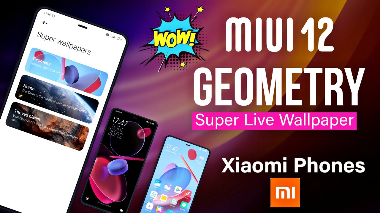 [NEW] MIUI 12 GEOMETRY Super Wallpaper | Download MIUI 12 Super Wallpaper for All Xiaomi Device