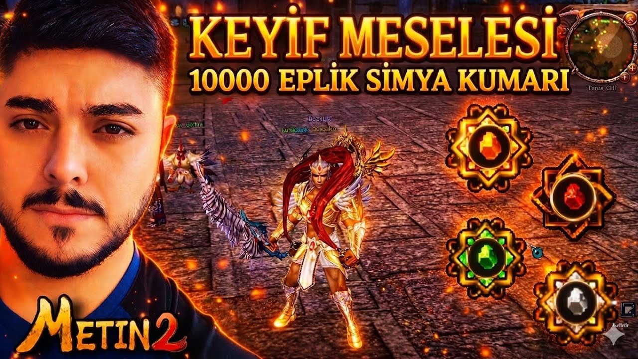 😱10000 EPE SİMYA SETİNİ FULLE...🤑 | Metin2 TR Toros#2 #emraherdem #metin2
