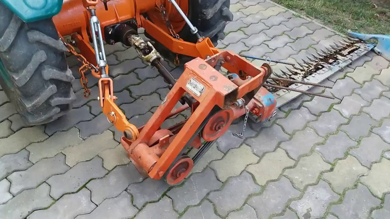 Cositoare motocultor  - adaptare la tractoras Pasquali la sistem de prindere in 3 puncte