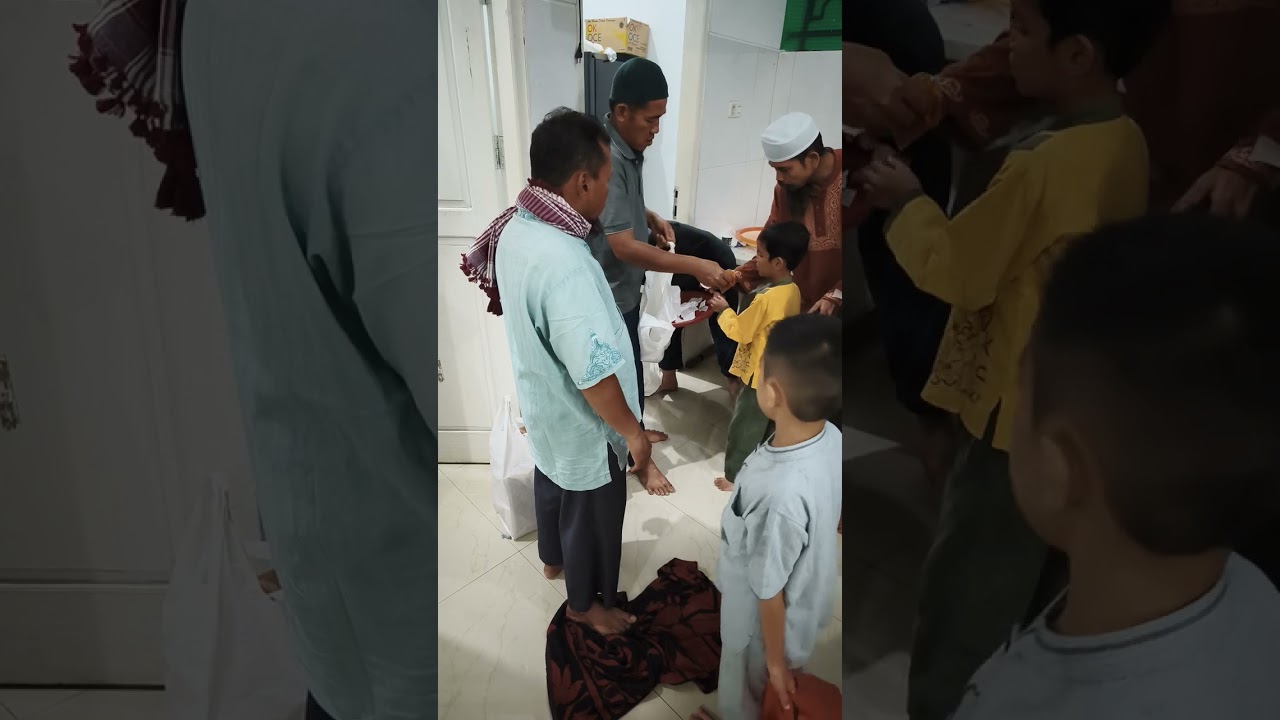 Indahnya berbagi 🥰 | Suasana dimasjid setelah shalat maghrib