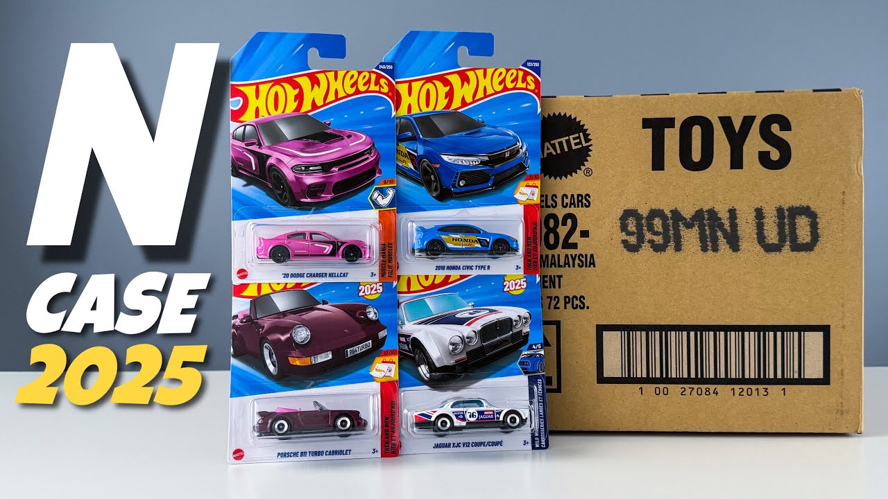 Unboxing Hot Wheels 2025 - N Case!
