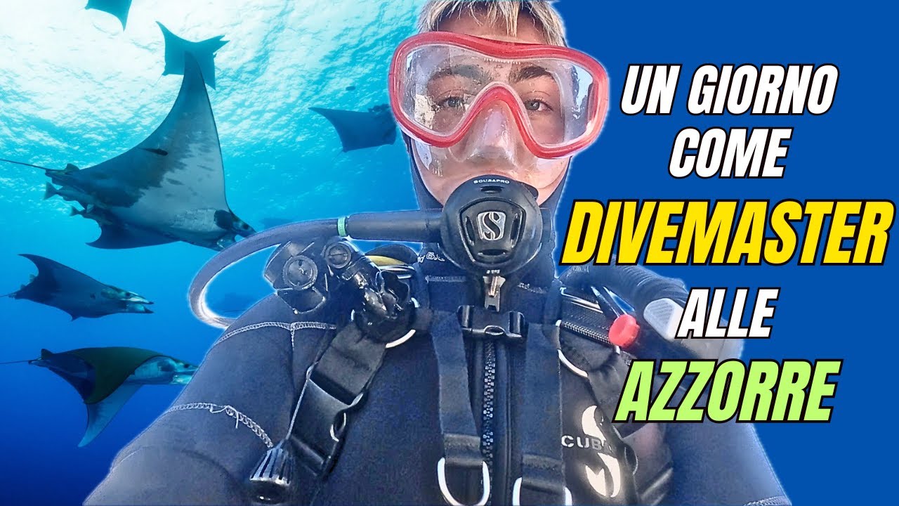 Lavorare come DIVEMASTER  alle AZZORRE
