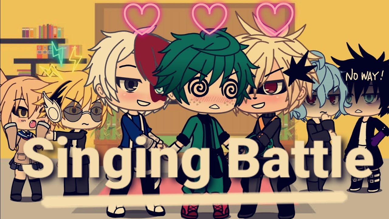 •My Hero Academia Singing Battle• || Hero Vs Villains || Mha|| Gacha life || Itz_yo_girl