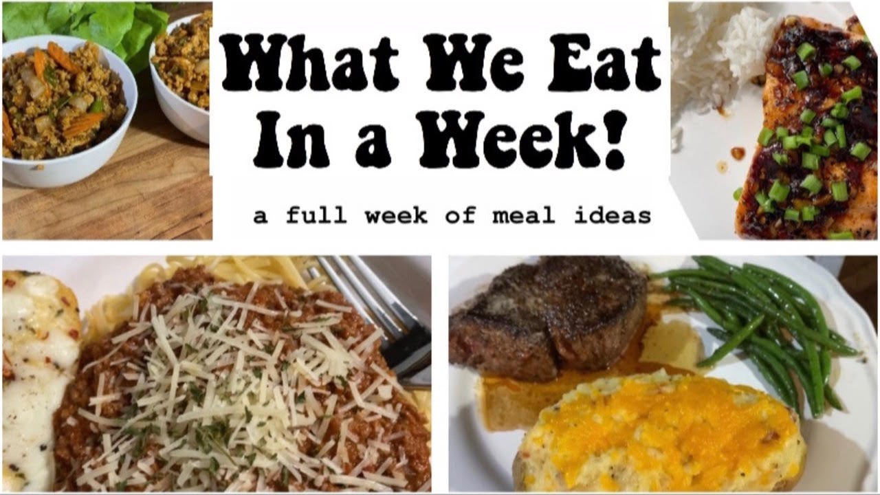what we eat in a week! cook dinner with me!