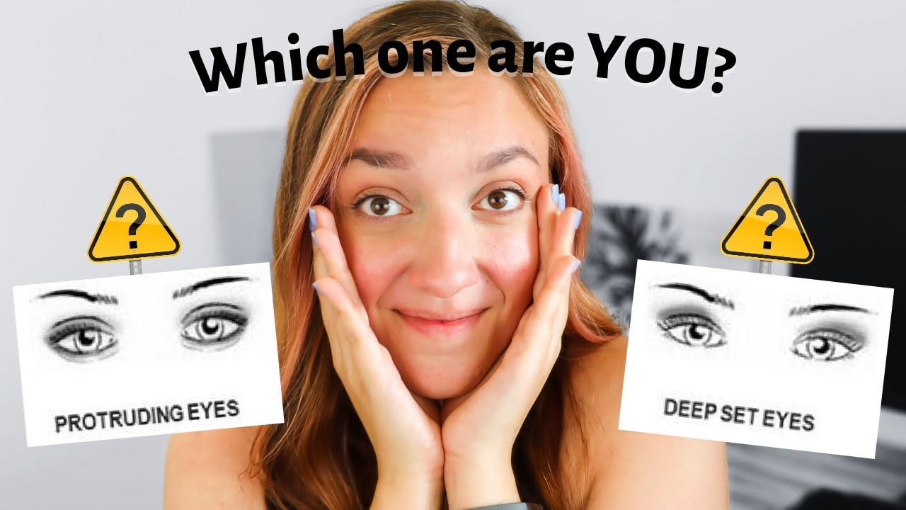 PROTRUDING EYES vs. DEEP SET EYES | What is your eye shape?