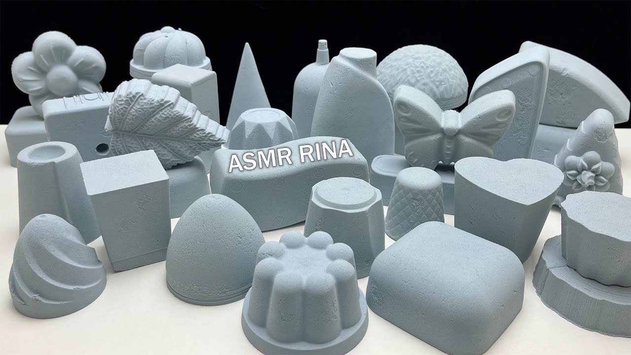 ASMR soft satisfying baking soda