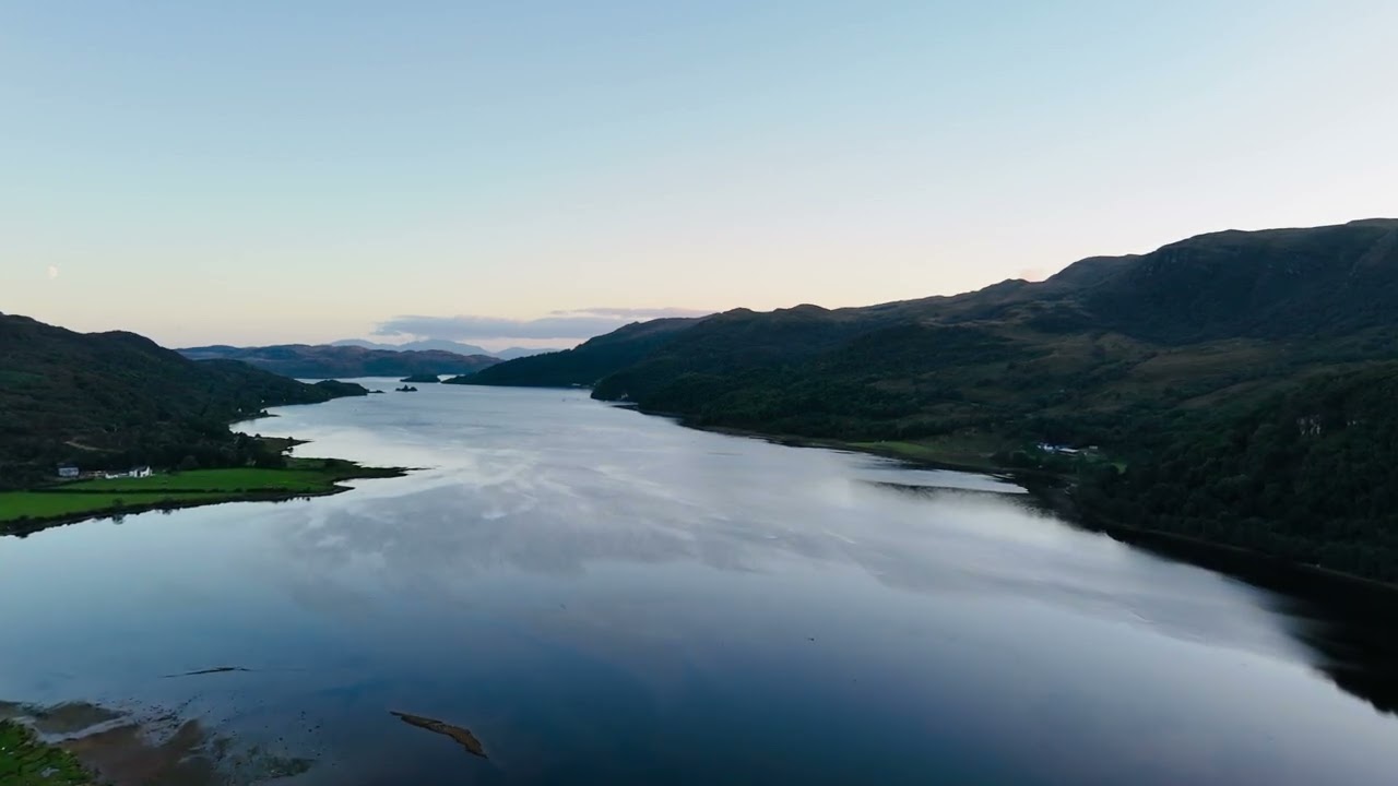 Loch Ruel at Dusk DJI Mini 4 Pro