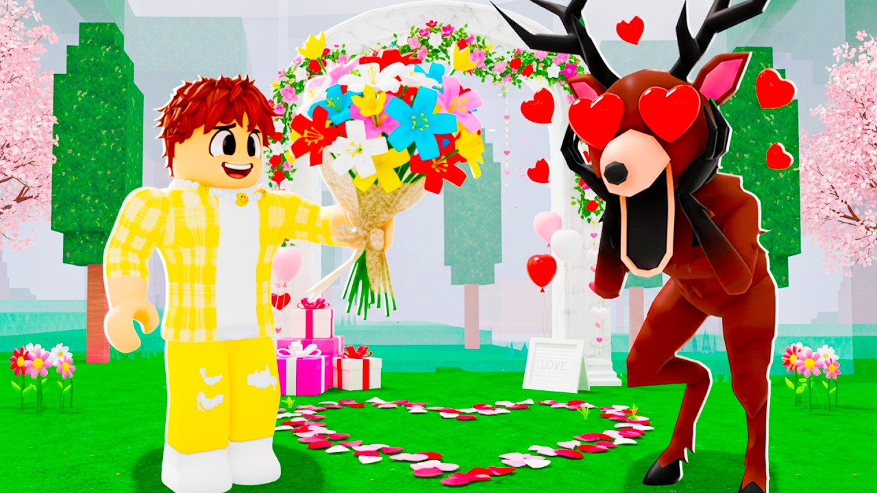 ОЛЕНЬ ВЛЮБИЛСЯ в 99 НОЧЕЙ в ROBLOX!