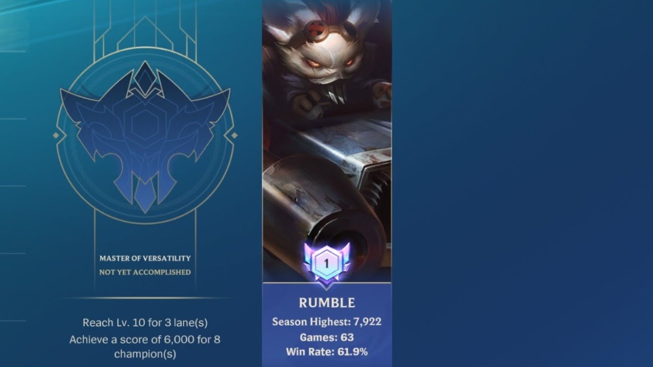 Rank 1 Rumble mid VS Orianna
