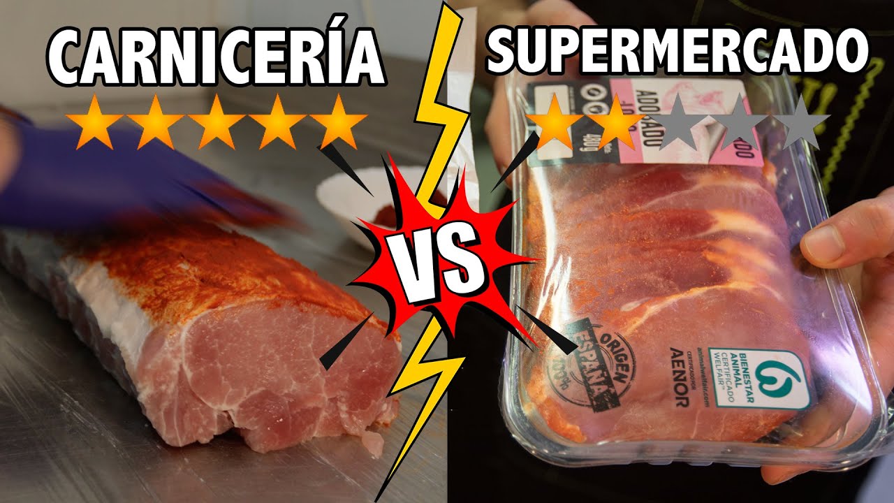 🔥¿INYECTAN AGUA en el LOMO de SUPERMERCADO? | Tradicional vs lomo adobado envasado | Etxezarreta
