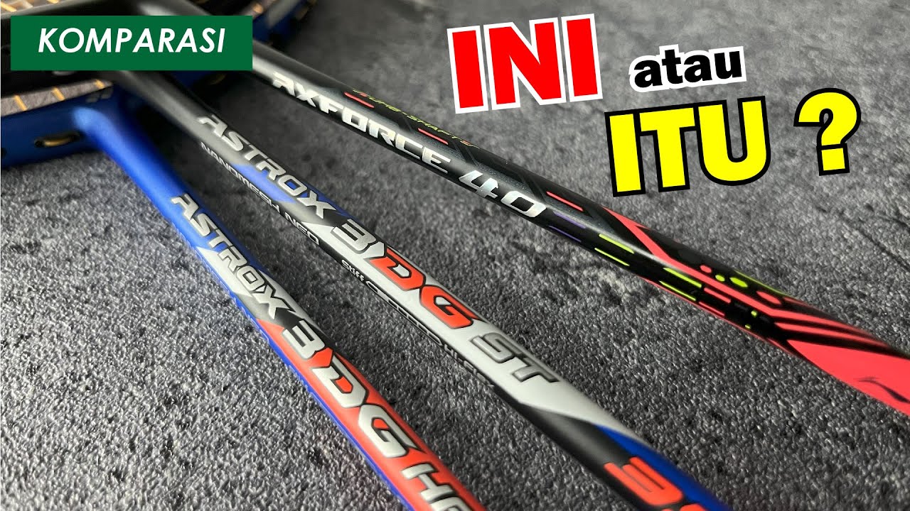 Lining Axforce 40 vs Yonex Astrox 3 DG ST HF