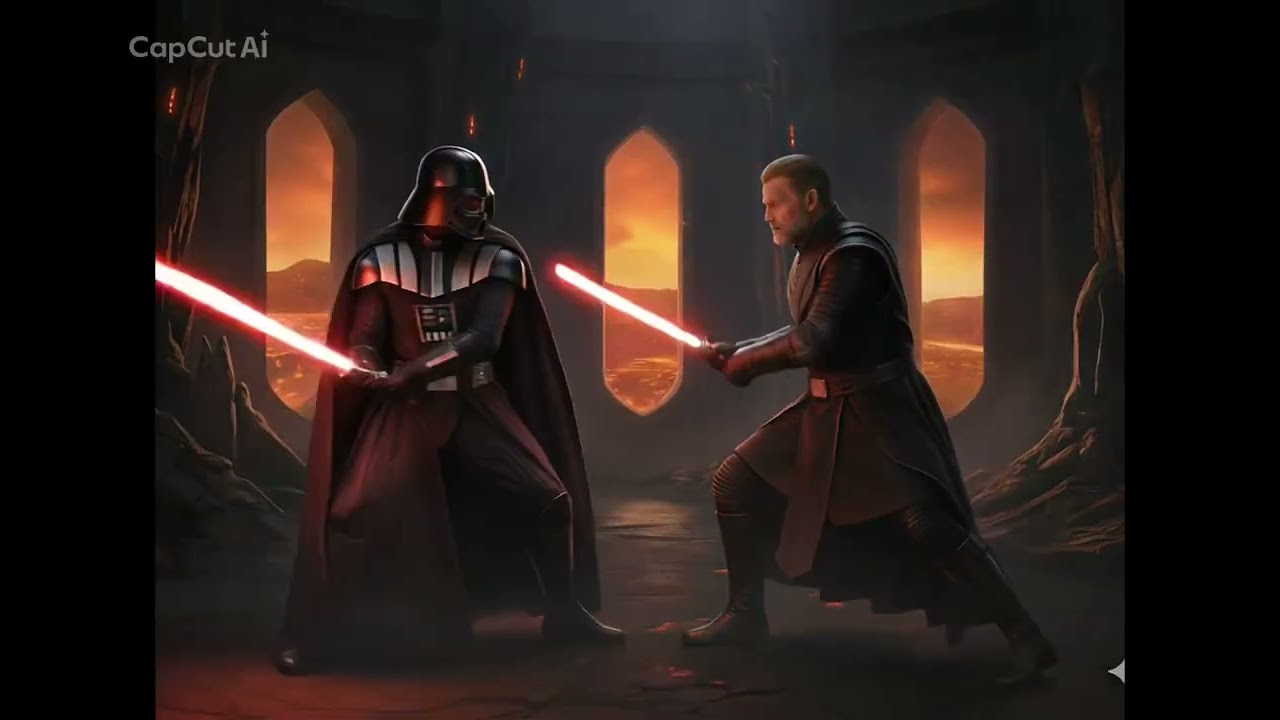 Vador vs dark snoker (jakku)