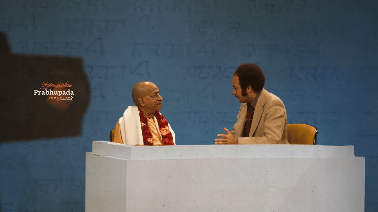 Srila Prabhupada — Interview on TV in San Francisco, California, in 1972 (4K, Enhanced Sound)