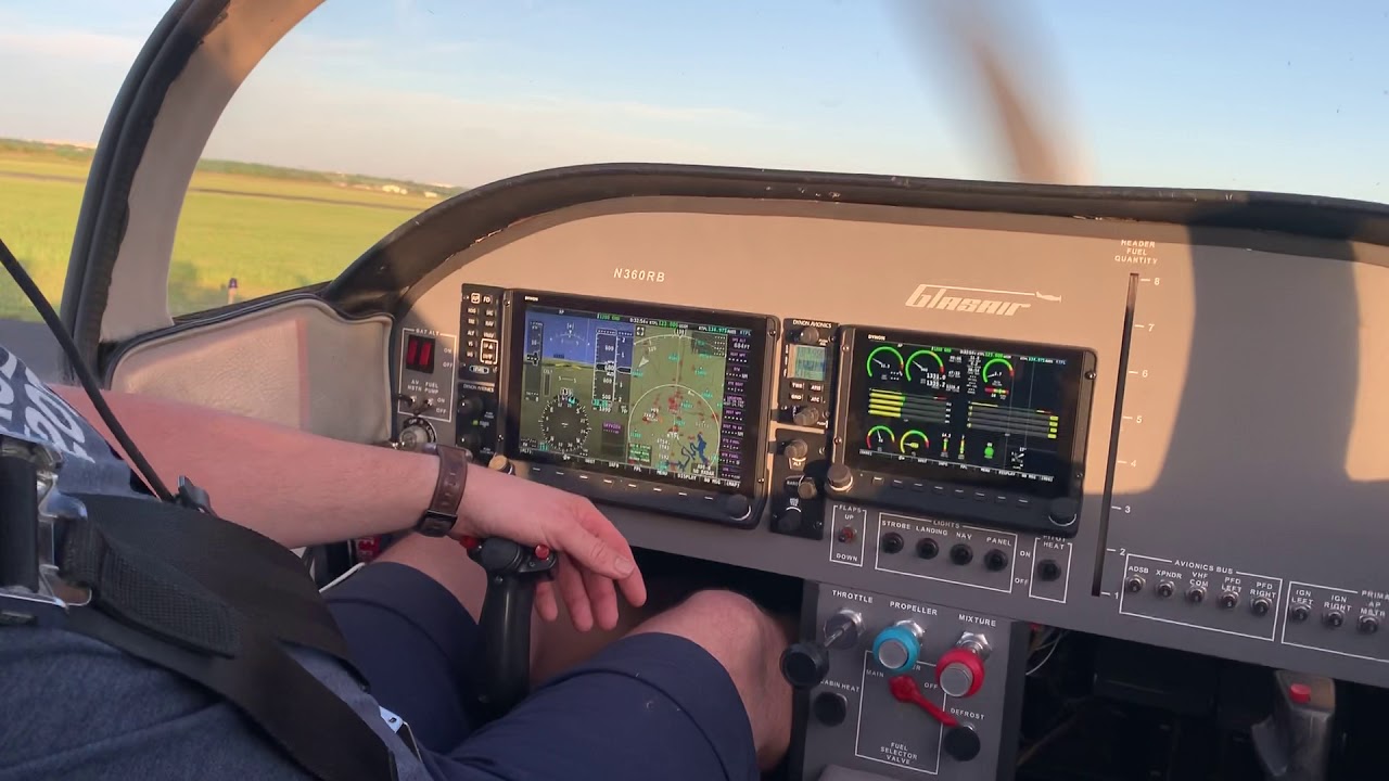 Glasair II takeoff