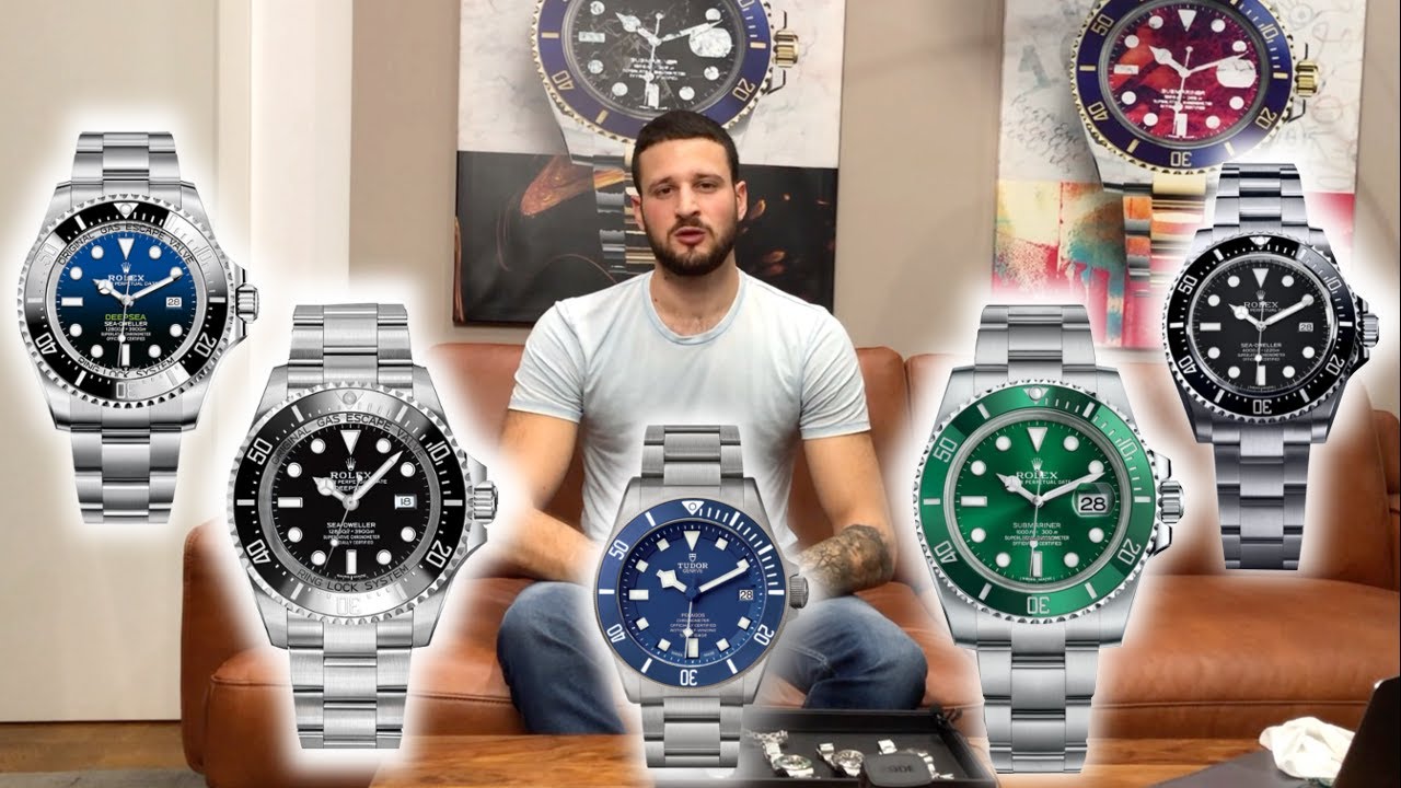 Rolex Deep Sea James Cameron против Rolex Sea Dweller, Hulk Sub. и Tudor Pelagos || Битва дайверов