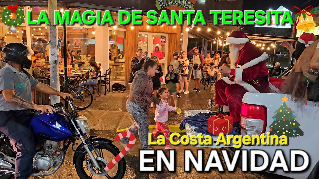 Christmas Time In Coast Of Argentina | La Navidad En La Ciudad De Santa Teresita