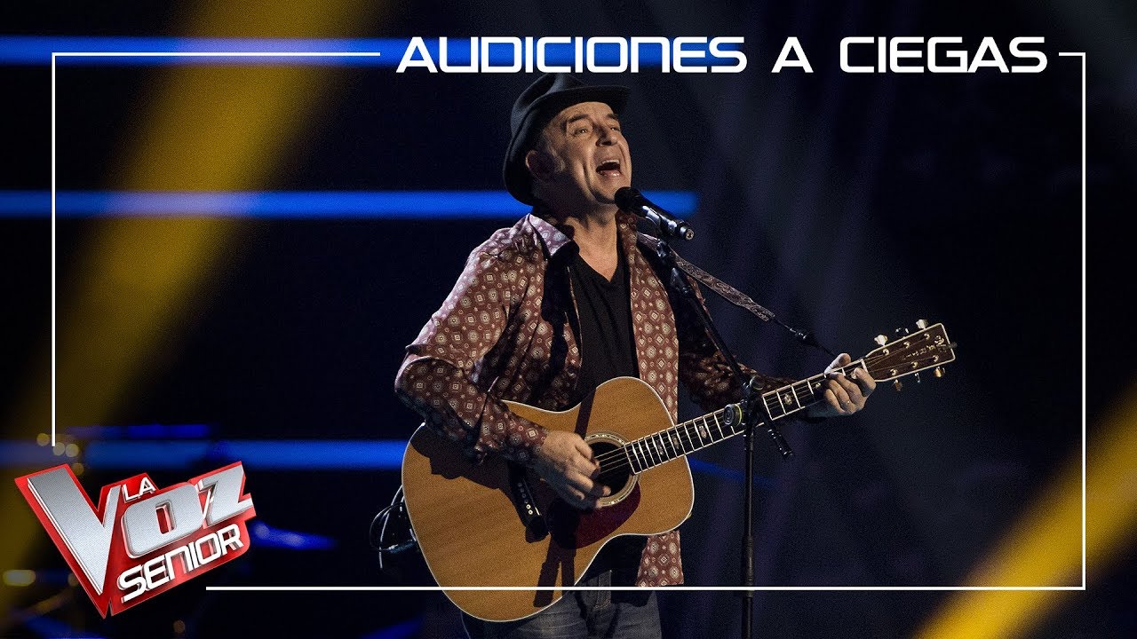 José Mª Guzmán canta 'Señora azul' | Audiciones a ciegas | La Voz Senior Antena 3 2019