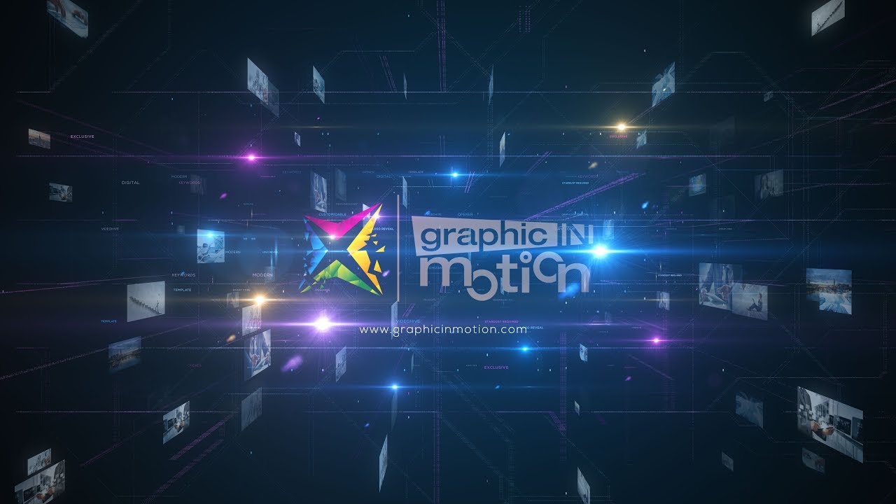 Fly through Digital Network Opener Customization - After Effects Tutorial