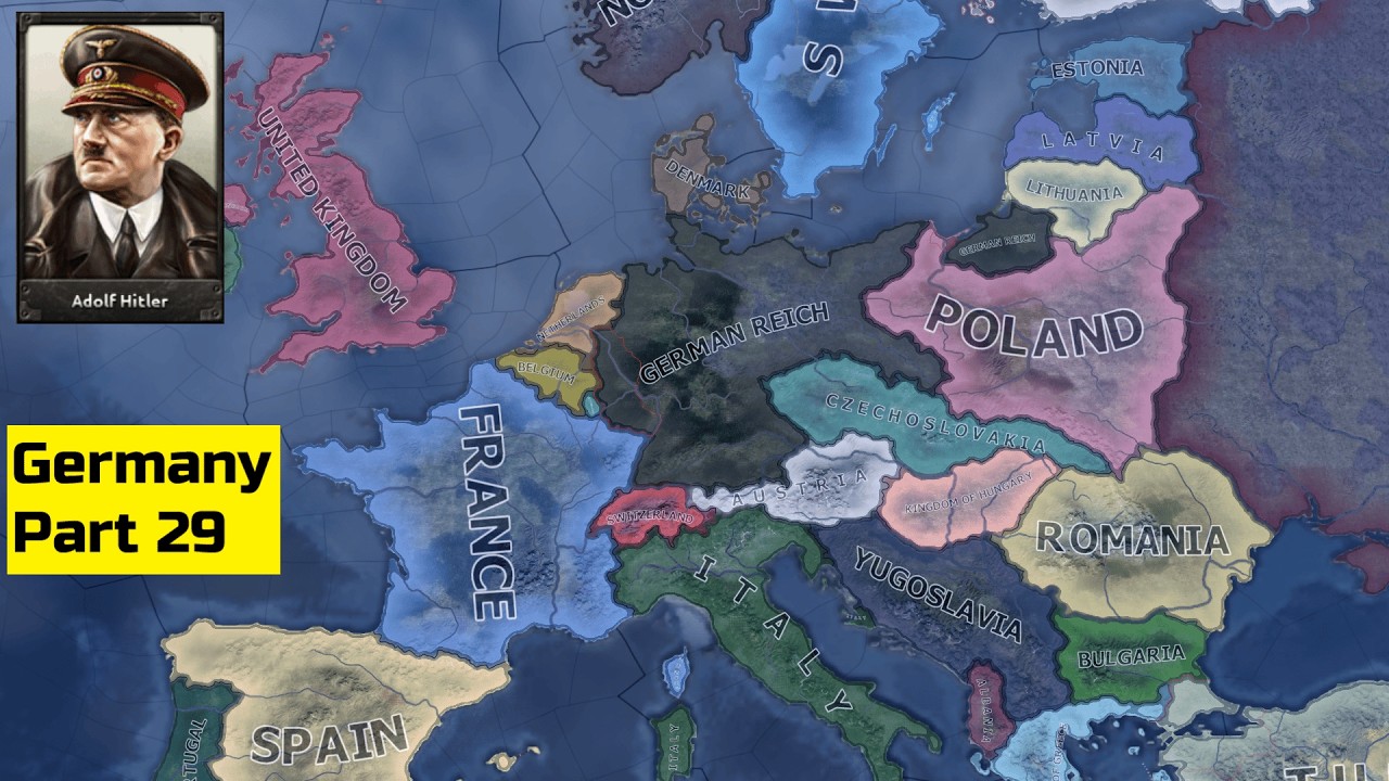 Germany (Hearts of Iron IV) Part 29 - Finally captured Halifax!