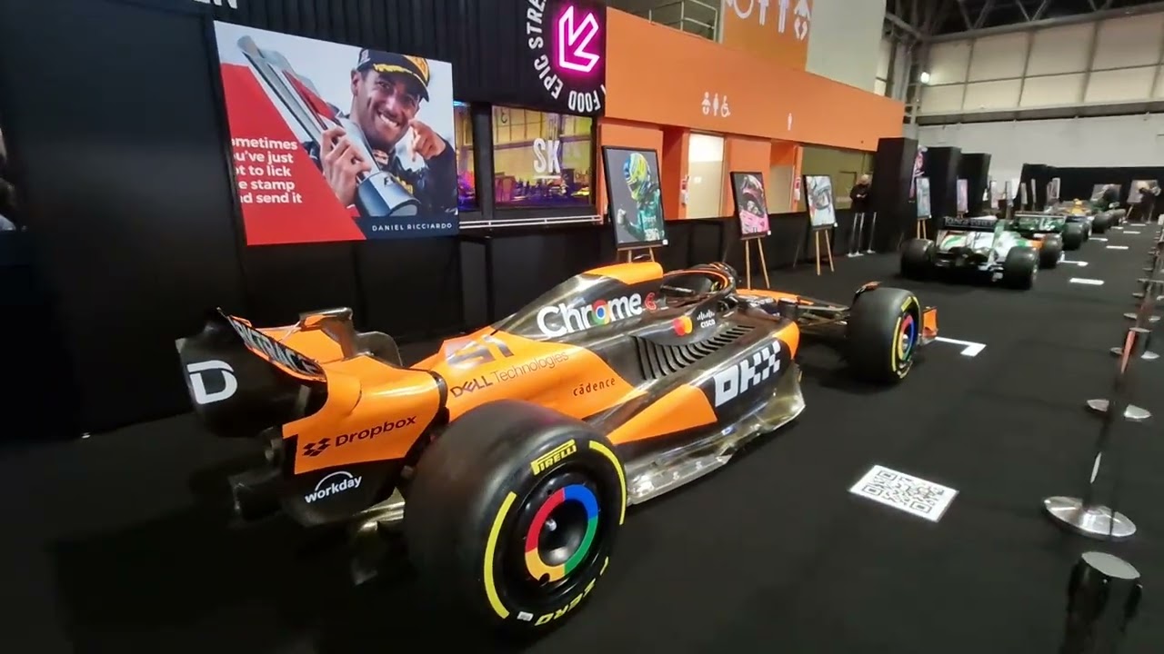 Mclaren & Williams  f1 cars at autosport International 2025 Nec