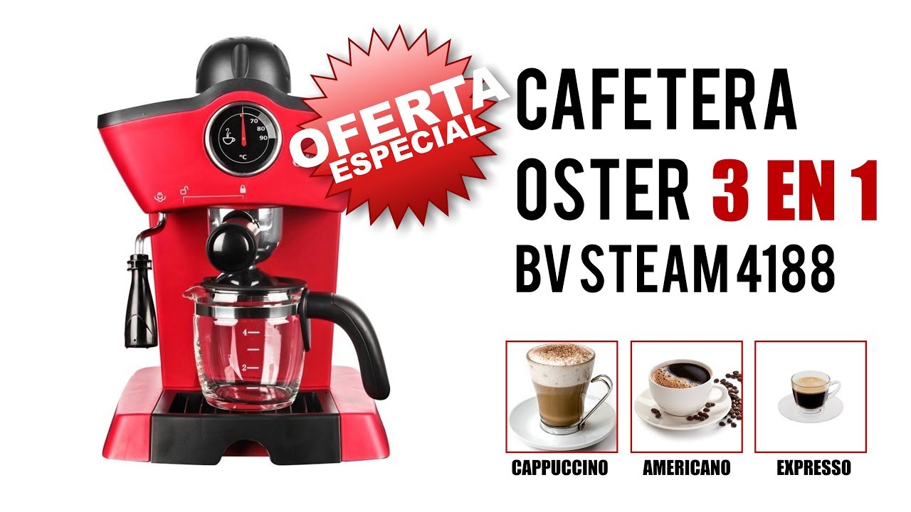 CAFETERA OSTER BV STEAM 4188