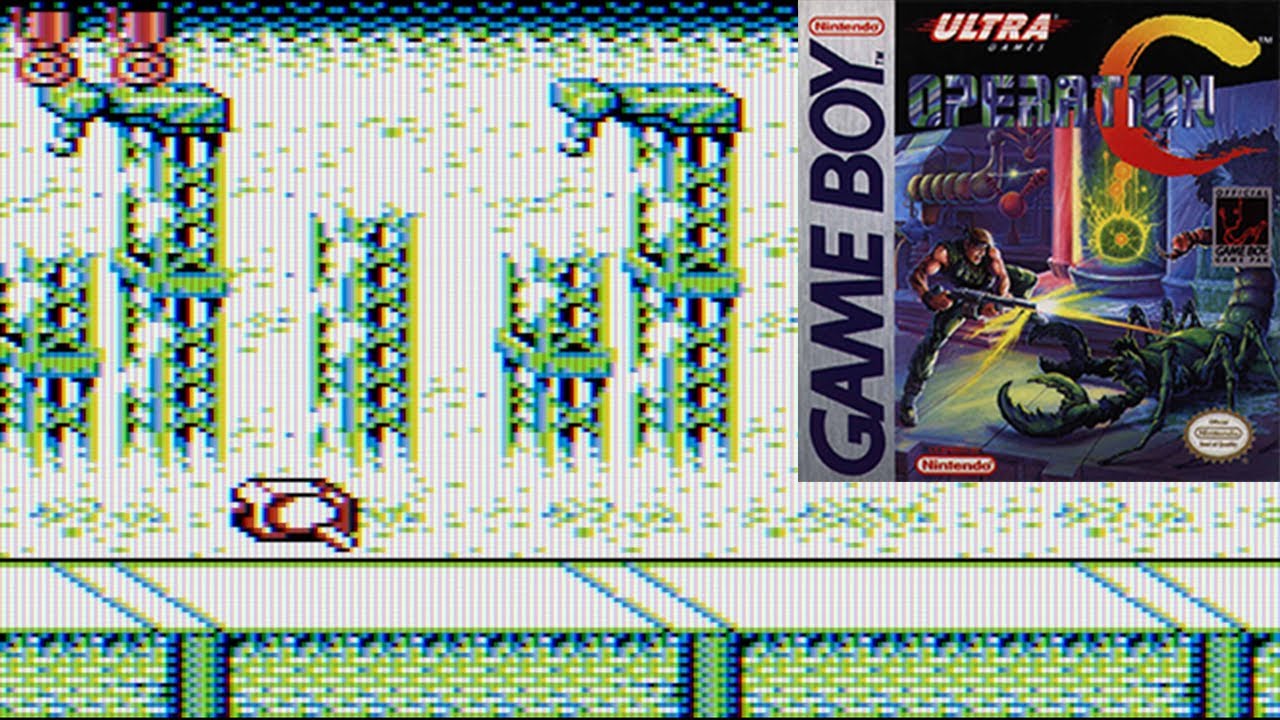 Operation C - Unplayable Characters [Nintendo Game Boy] 