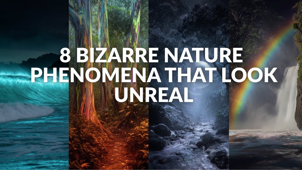 8 BIZARRE NATURE PHENOMENA THAT LOOK UNREAL 🌋🌈