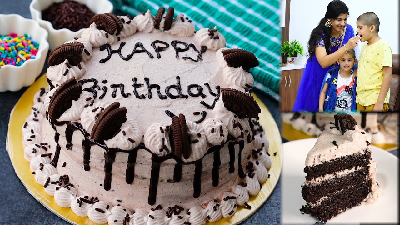 నా పుట్టినరోజున నేను చేసిన చాకోలెట్ కూల్ కేక్ మా పిల్లలకు ఎంతో ఇష్టం😋Eggless Chocolate Cake👌No Oven👍