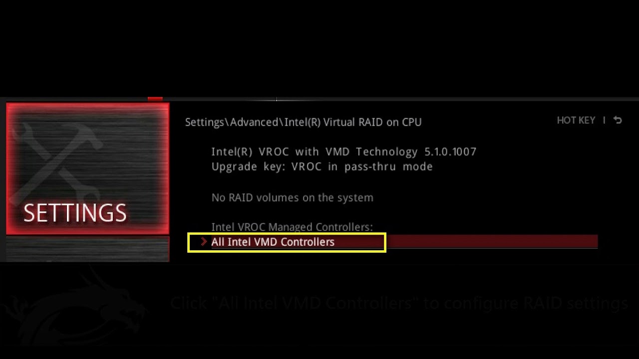 MSI® HOW-TO setup INTEL VROC on MSI M.2 Xpander-Z Card