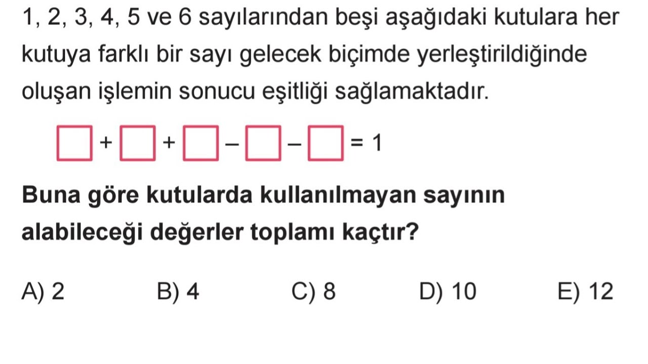 Eyüb'den çıkmaya aday tek çift bilgisi içeren soru@EyupB