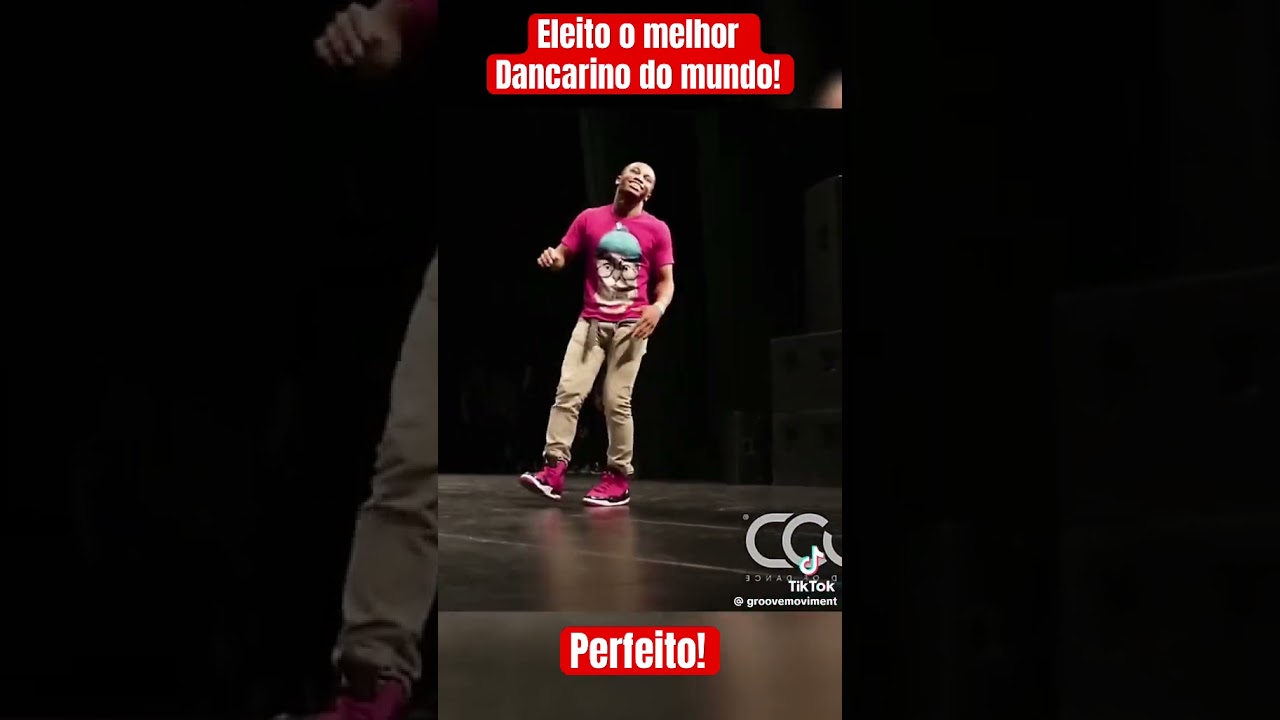 Eleito o melhor dan&ccedil;arino do mundo. PERFEITO!