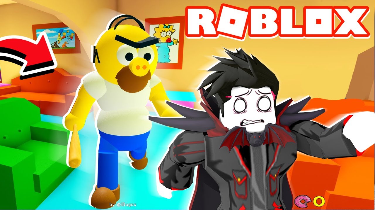 KABUR DARI RUMAH OM PIGGYSON!! - ROBLOX STRESMEN