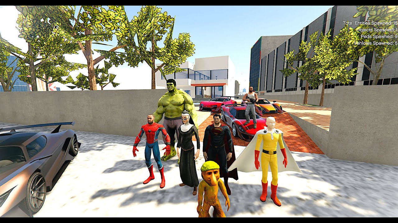 FRANKLIN PLAY HIDE AND KILL WITH AVENGERS IN INDIAN BIKE DRIVING 3D | PART 2