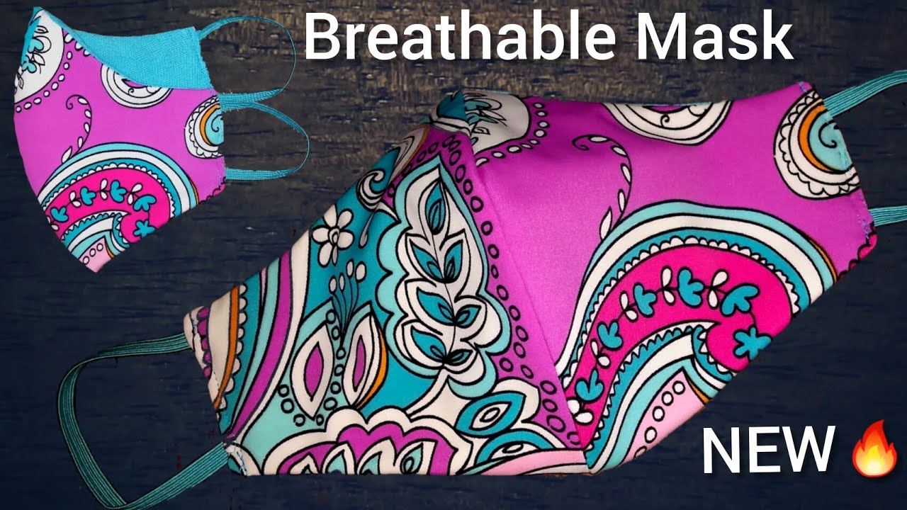 (NEW😷) Very Easy New Style Pattern Mask😷 Face Mask Sewing Tutorial | DIY Breathable 3 Layers Mask