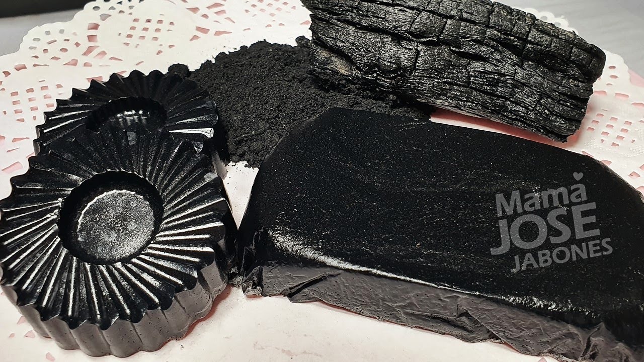 JABON DE CARBON ACTIVADO Como Hacer Jabon Artesanal De Glicerina